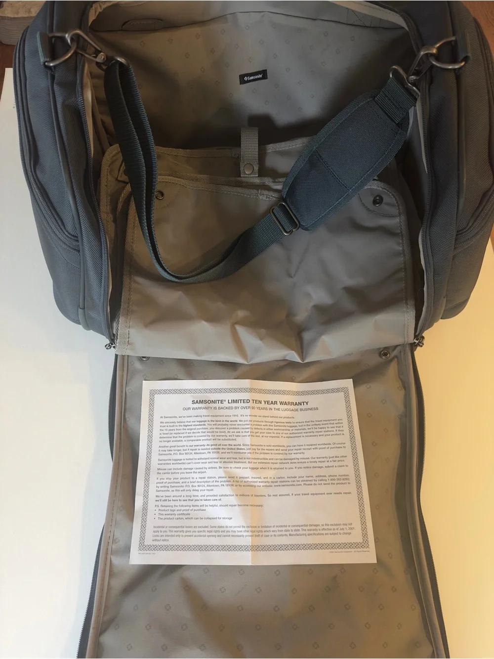 Samsonite Duffel Bag in dark Teal Green